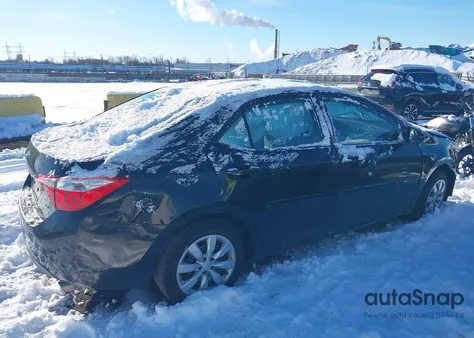2016 Toyota Corolla Le z USA, uszkodzony, nr VIN 2T1BURHE4GC704672